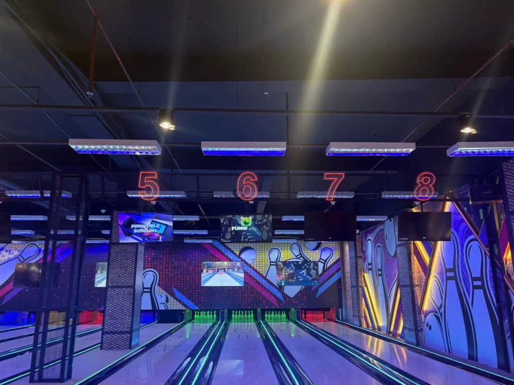 CHFUNTEK-eight-lanes-string-pin-bowling