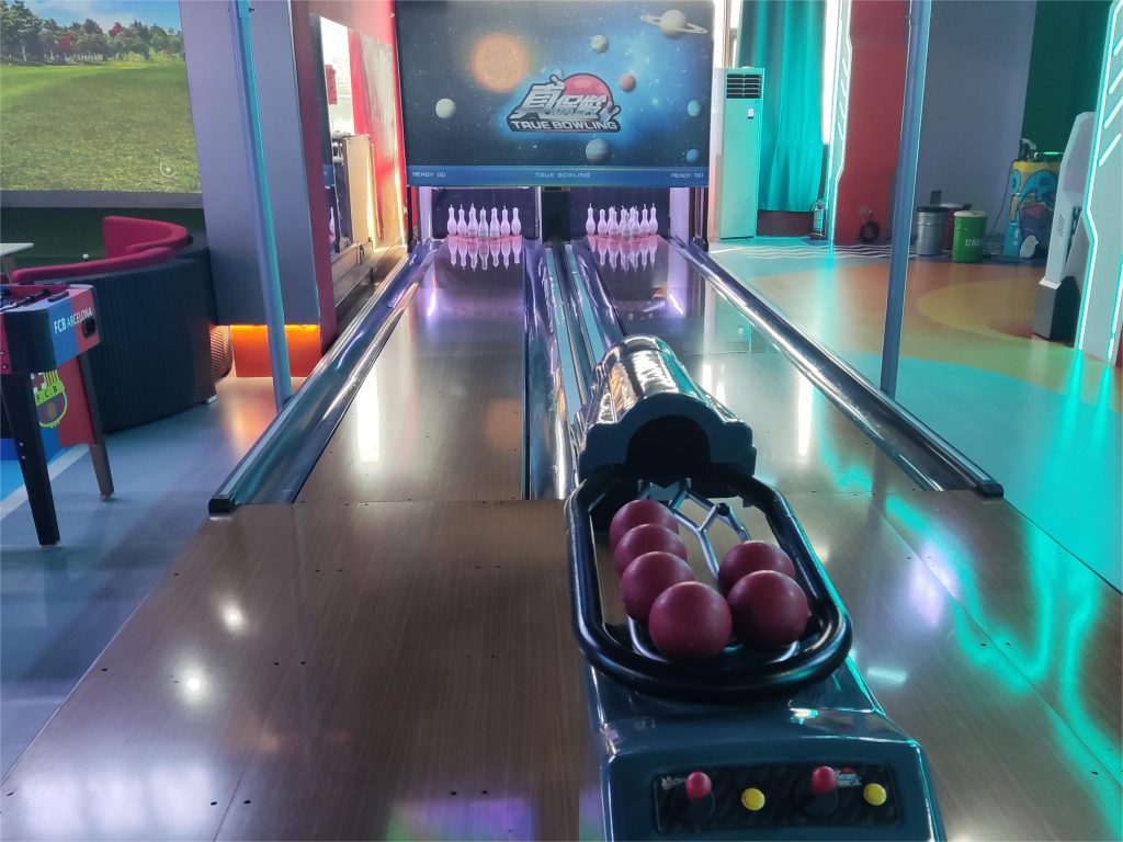 CHFUNTEK-mini-bowling-2-lanes